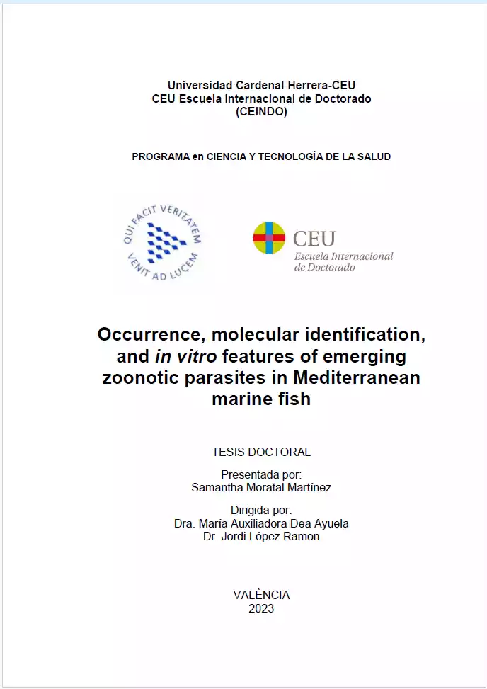 Occurrence, molecular identification, and in vitro features of emerging zoonotic parasites in Mediterranean marine fish